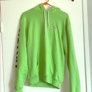TikTok Lime Green Hoodie